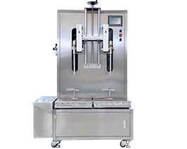 新上市雙頭稱重灌裝機(jī)運(yùn)行視頻，工廠實(shí)拍！